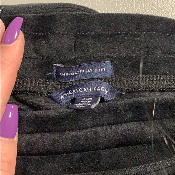 VELVET JOGGERS (AMERICAN EAGLE) - Picture 4 of 4